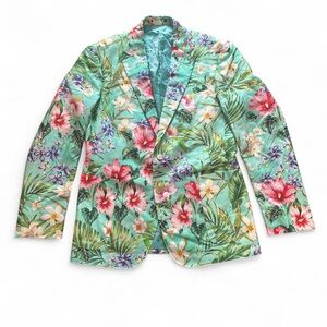 Ralph Lauren Purple Label Men’s Kent Hand-Tailored Botanical Silk Jacket 40R